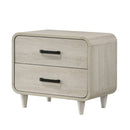 Nightstand With 2 Drawers, Ample Storage Space - Antique White