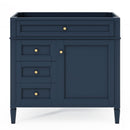 Bathroom Vanity With 2 Drawers And Tip-Out Drawer, Storage Cabinet by Unique Piece Furniture
