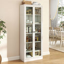 Kitchen Pantry Cabinet With 5 Adjustable Shelves, Freestanding Storage For Kitchen - White by HouseOfZazla