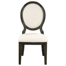 Fulton - Oval Back Dining Side Chair (Set of 2) - Espresso