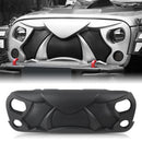 Halloween Front Grille Grid Grill for 2007-2017 Jeep Wrangler Rubicon Sahara Sport JK/JKU, Matte by HouseOfZazla
