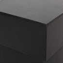 Outdoor Side Table, Patio End Table - Black