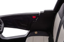 12V7A*2 30W*4 Four-Wheel Drive Seat One Button Start, Forward And Backward, High And Low Speed, Music, Front Light, Power Display, Two Doors Can Open, 2.4G R / C, Seat Belt Four Wheel Absorber by HouseOfZazla