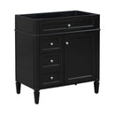 Bathroom Vanity With 2 Drawers And Tip-Out Drawer, Storage Cabinet by Unique Piece Furniture