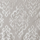 Knitted Jacquard Damask Total Blackout Grommet Top Curtain Panel by HouseOfZazla