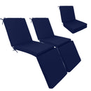 Outdoor Chaise Lounge Cushions Set of 2
