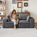 71" Cloud Sofa in Corduroy Fabric