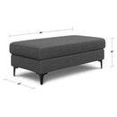 Ava - Versatile Mid Century Ottoman by Unique Piece Furniture