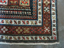 3' 7" X 14' Antique Handmade Caucasian Wool Rug Carpet Nice