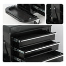 3-Drawer Tool Chest Rolling Mechanic Seat with Tool Trays