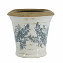 7.1x7.1x6.7' Ceramic Planter with Floral Pattern, Set of 2 by HouseOfZazla