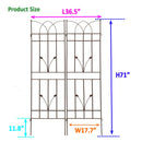 Metal Garden Trellis Rustproof For Climbing Plants Outdoor Flower Support by Unique Piece Furniture