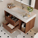 39.4" Floating Bathroom Vanity with Ceramic Sink