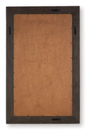 Advin - Accent Mirror - Dark Brown