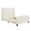Platform Bed Frame With Tall Headboard And High Footboard by HouseOfZazla