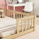 Double Floor Bed With Fence, Guardrails, Without Door by HouseOfZazla