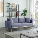 Easton - Fabric Sofa With USB Charging Ports Pockets And Pillows by HouseOfZazla