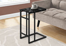 Accent Table, C-Shaped, Modern Design - Black by HouseOfZazla