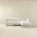 Addison - L Shape Sectional Sofa Tufted by Unique Piece Furniture