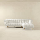 Addison - L Shape Sectional Sofa Tufted by HouseOfZazla