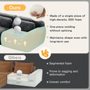 U-Shaped Boneless Sofa