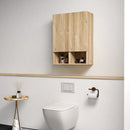 Abay Home Chic Striped Texture Bathroom Storage Cabinet by HouseOfZazla