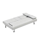 Futon Sofa Bed With Armrest Two Holders by HouseOfZazla