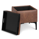 Natasha - Multifunctional Storage Ottoman With Tray by Unique Piece Furniture