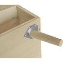 2 Door Shoe Rack, Freestanding Modern Shoe Storage Cabinet, for Entryway