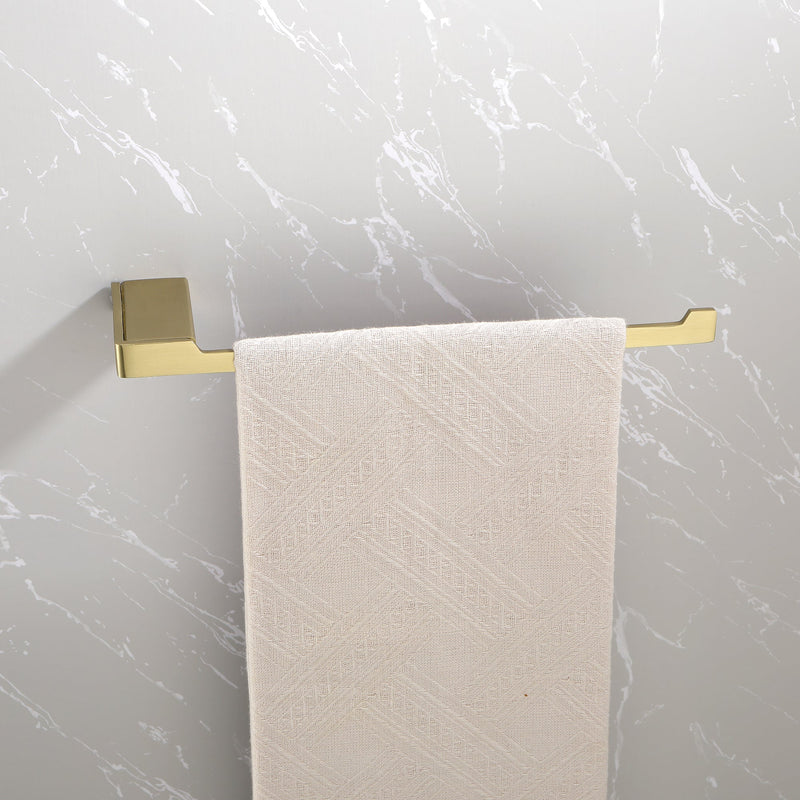 4 Piece Stainless Steel Bathroom Towel Rack Set Wall Mount Bathroom Accessories