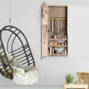 Wall/Door Mounted Jewelry Armoire Cabinet with Mirror by LJGDeals