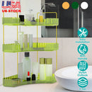 Bathroom Countertop Organizer 3 Tier Corner Makeup Storage Shelf Vanity Cosmetic Perfume Tray Clear Corner Rack for Bedroom Bathroom Kitchen