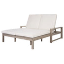 Outdoor Double Lounge Chair With 5 Position Adjustable Backrest by HouseOfZazla