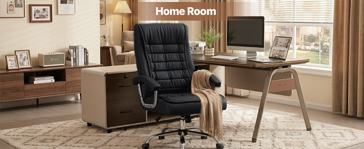 Executive Office Chair - High Back PU Leather Ergonomic Design, photo 5 of 10