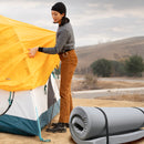 Memory Foam Camping Mattress Foldable, Portable With Water Resistant Cover - Gray by HouseOfZazla