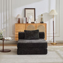 Convertible Floor Sofa Bed With Fixed Shape Frame For Living Room by HouseOfZazla