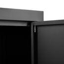 Metal Storage Cabinet With Locking Doors And Adjustable Shelf, Folding Filing Storage Cabinet, Folding Storage Locker Cabinet For Home Office, School, Garage by HouseOfZazla