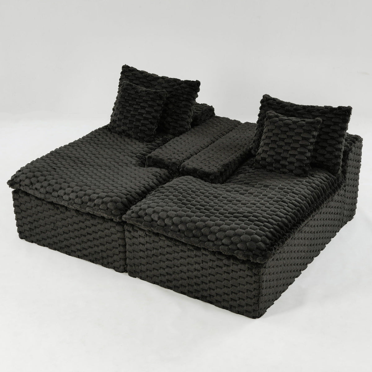 Double Chaise Lounge With Full Compressed Sponge, photo 35 of 40