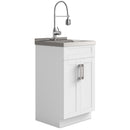 Hennessy - Deluxe Laundry Cabinet With Faucet And Stainless Steel Sink by Unique Piece Furniture