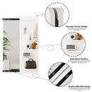 Wall Mounted Full Length Mirror With Shelf And Hook by HouseOfZazla