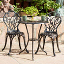 Nassau Cast 3 Piece Bistro Set by HouseOfZazla