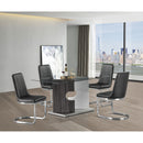 Iris - Dining Table - Gray by HouseOfZazla