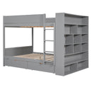 Bunk Bed With 2 Drawers And Multi Layer Cabinet by Unique Piece Furniture