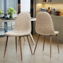 Elegant Dining Chair Set With Fabric by HouseOfZazla