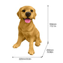 Labrador Resin Statue: Weather-Resistant Dog Figurine