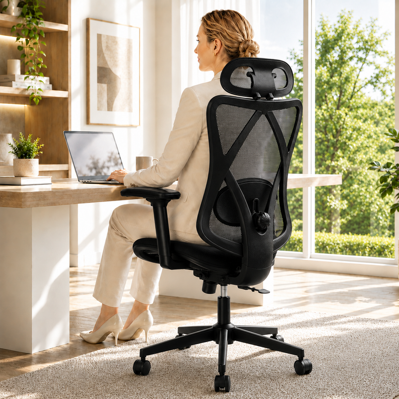 Ergonomic Office Chair with Adjustable Lumbar Support, photo 7 of 10