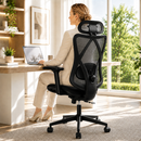 Ergonomic Office Chair with Adjustable Lumbar Support