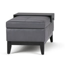 Oregon - Contemporary Storage Ottoman Bench With Tray by Unique Piece Furniture