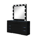 Elisa - Vanity Set With Stool And LED Bulbs by Unique Piece Furniture