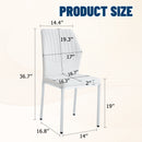 Luxury Simple High Resilience Dining Chair With Metal Legs by HouseOfZazla